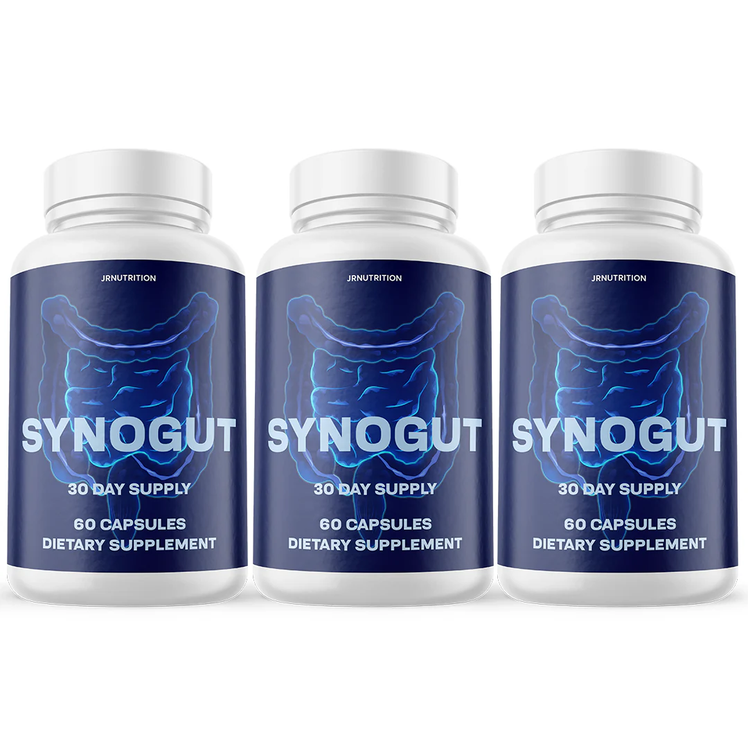 Synogut Pills Dietary Supplement for Gut Health - 3 Bottles - Kansas Nuitrition - HNZSDS