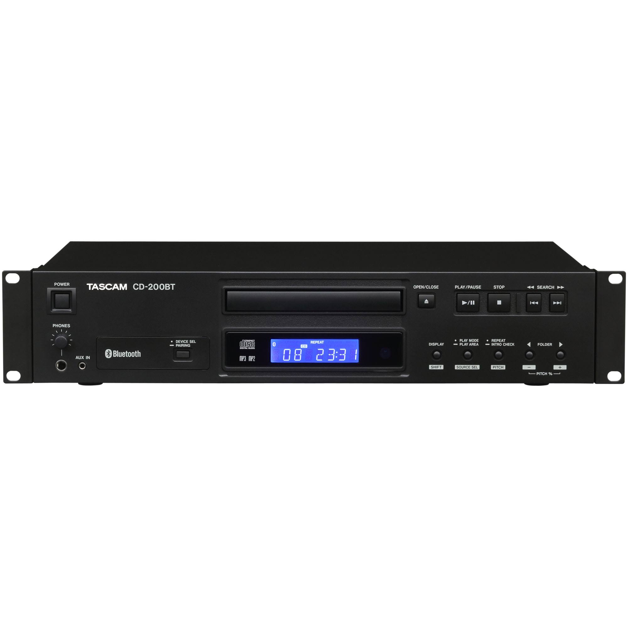 Tascam CD-200BT CD Player & Bluetooth Receiver