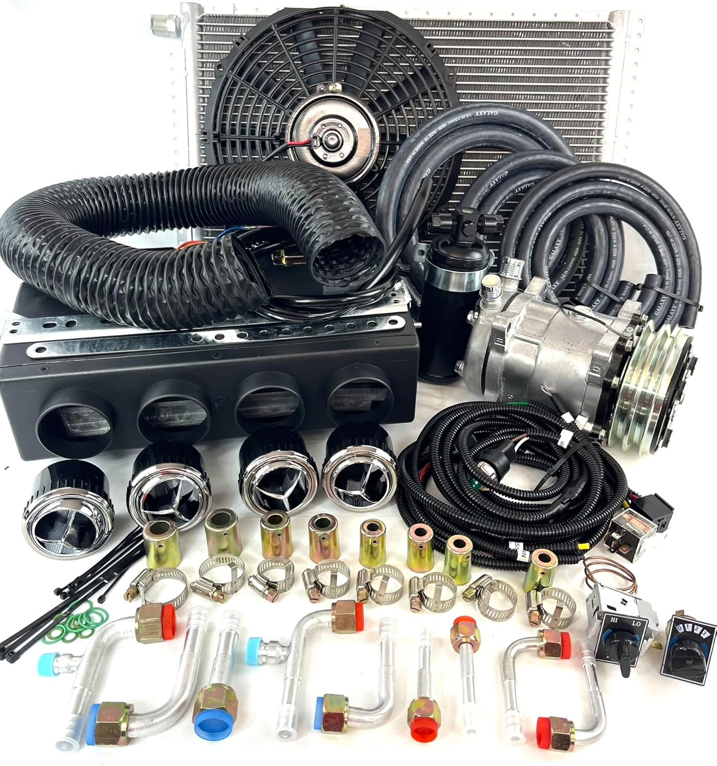 KIT Universal A/C KIT Universal UNDERDASH Evaporator Heat Cool 404-000 DCSL Electrical Harness