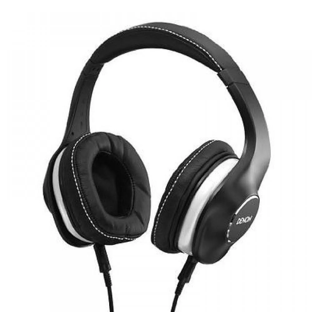 Denon Sealed Overhead Headphone AH-D600EM Recable High-Res Black