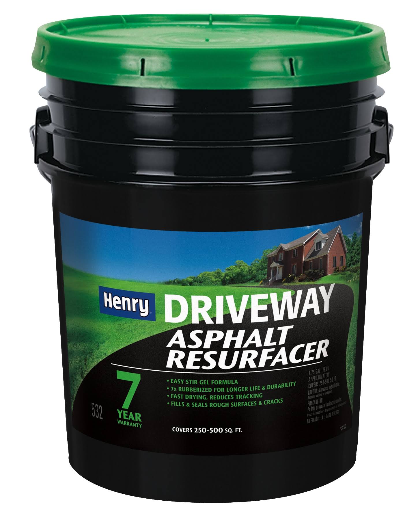 Henry Driveway Asphalt Resurfacer, Black - 4.75 gal tub