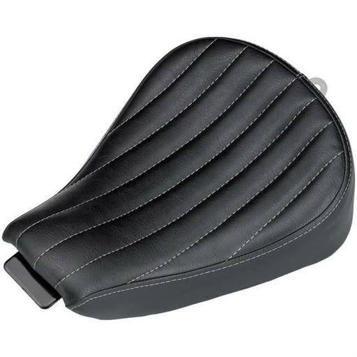 Biltwell Sporty 8 Black Vertical Tuck Solo Seat 2010-2019 Harley XL Sportster