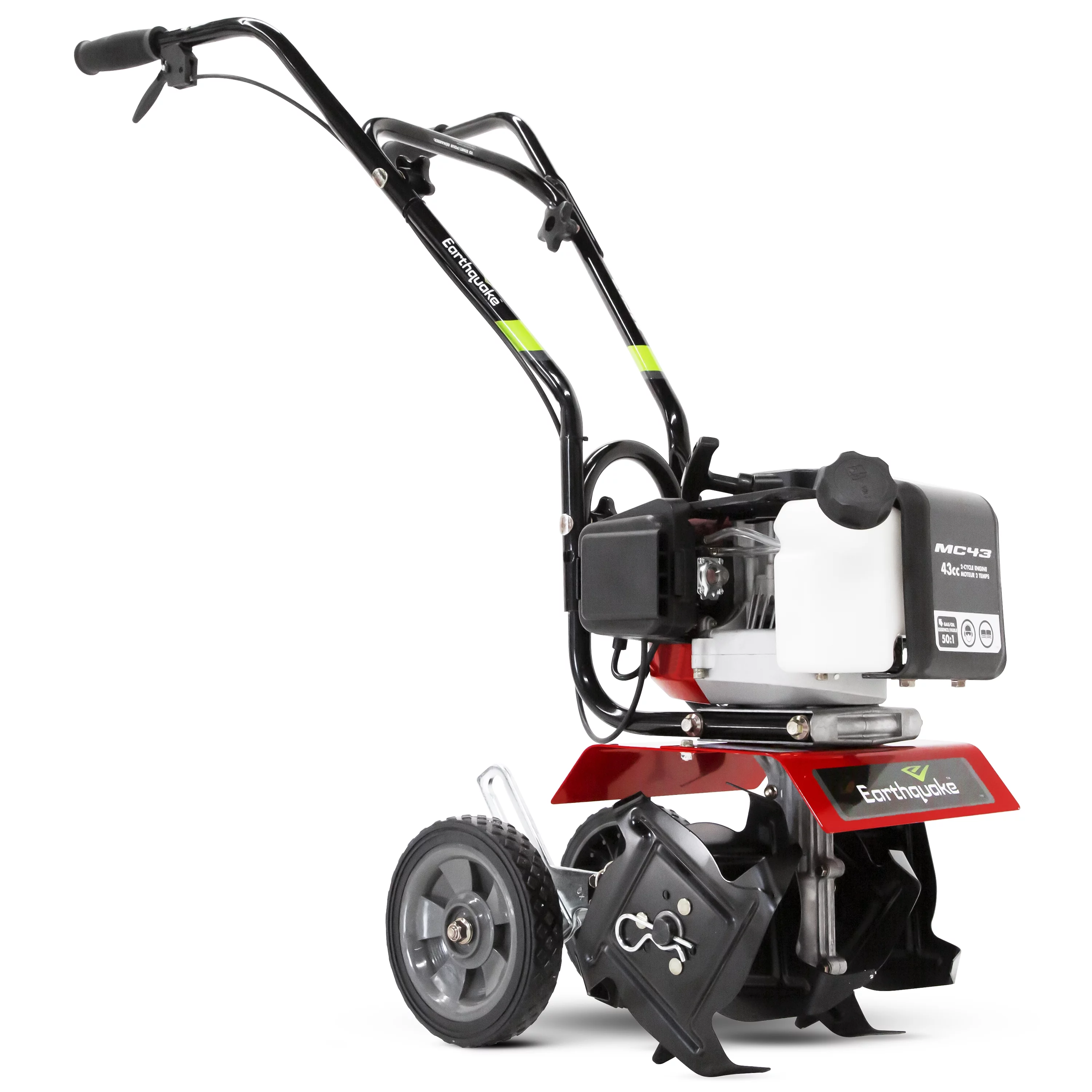 Earthquake MC43 Mini Cultivator Tiller with 43cc 2-Cycle Viper Engine, 5 Year Warranty - Radiant Selections
