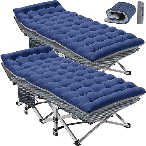 Slsy Folding Camping Cot, Folding Cot Camping Cot for Adults Portable Folding Outdoor Cot with Carry Bags for Outdoor Travel Camp Beach Vacation