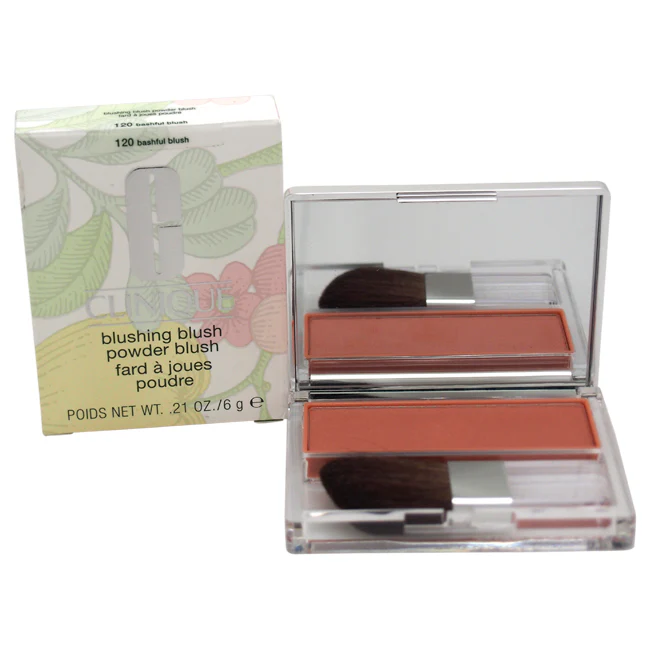 Blushing Blush Powder Blush - 120 Bashful Blush by Clinique for Women - 0.21 oz Blush