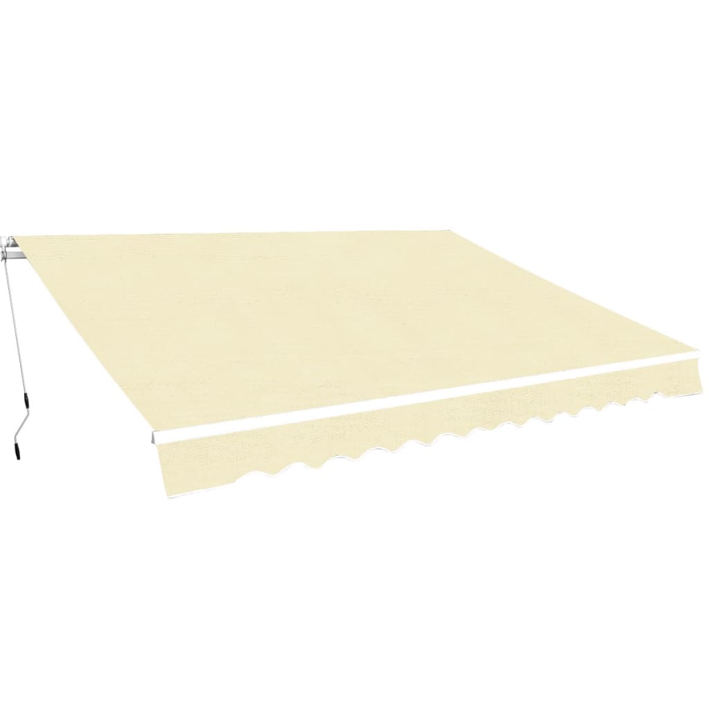 Aibecy Folding Awning Manual Operated 157.5" Cream
