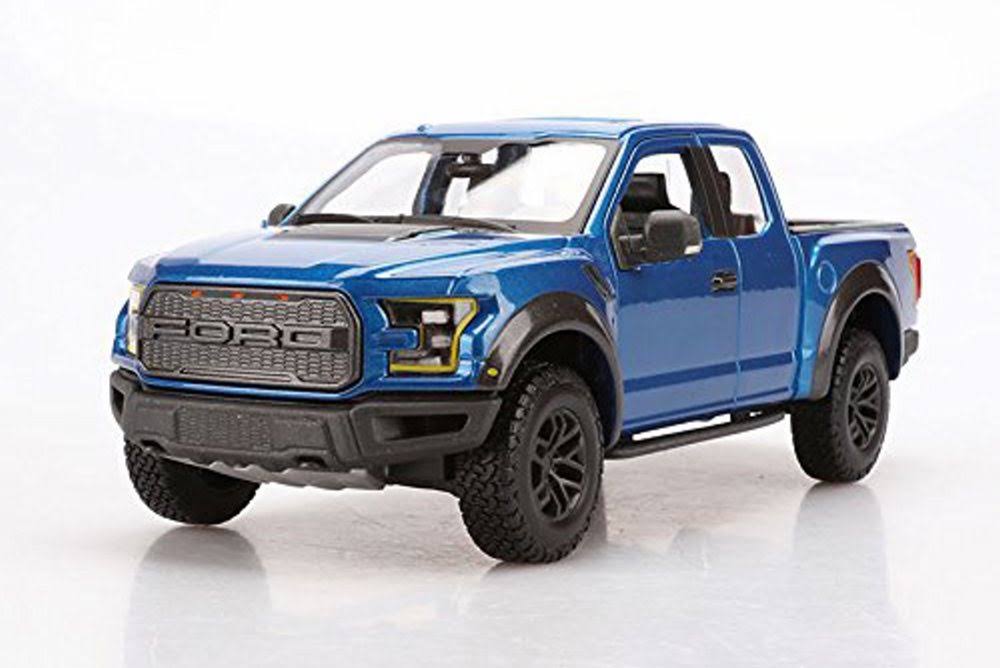 2017 Ford F-150 Raptor, Blue - Maisto 31266BU - 1/24 Scale Diecast Model Toy Car