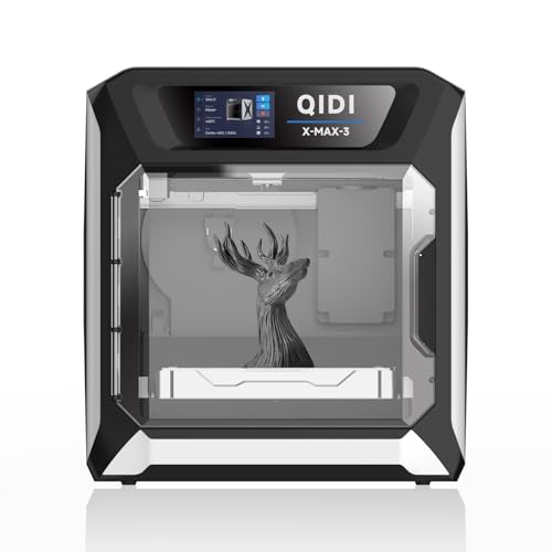 QIDI MAX3 3D Printer, Max 600mm/s High-Speed FDM Printer, Large Printing Size 12.8×12.8×12.4", Core XY All-Metal Structure, Direct Drive Extruder