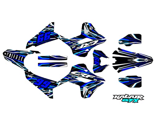 Graphics Kit for Honda CRF300L (2021) Invasion Series Smoke 16 Mil - Dirt Pit Bike Motorcycle Stickers