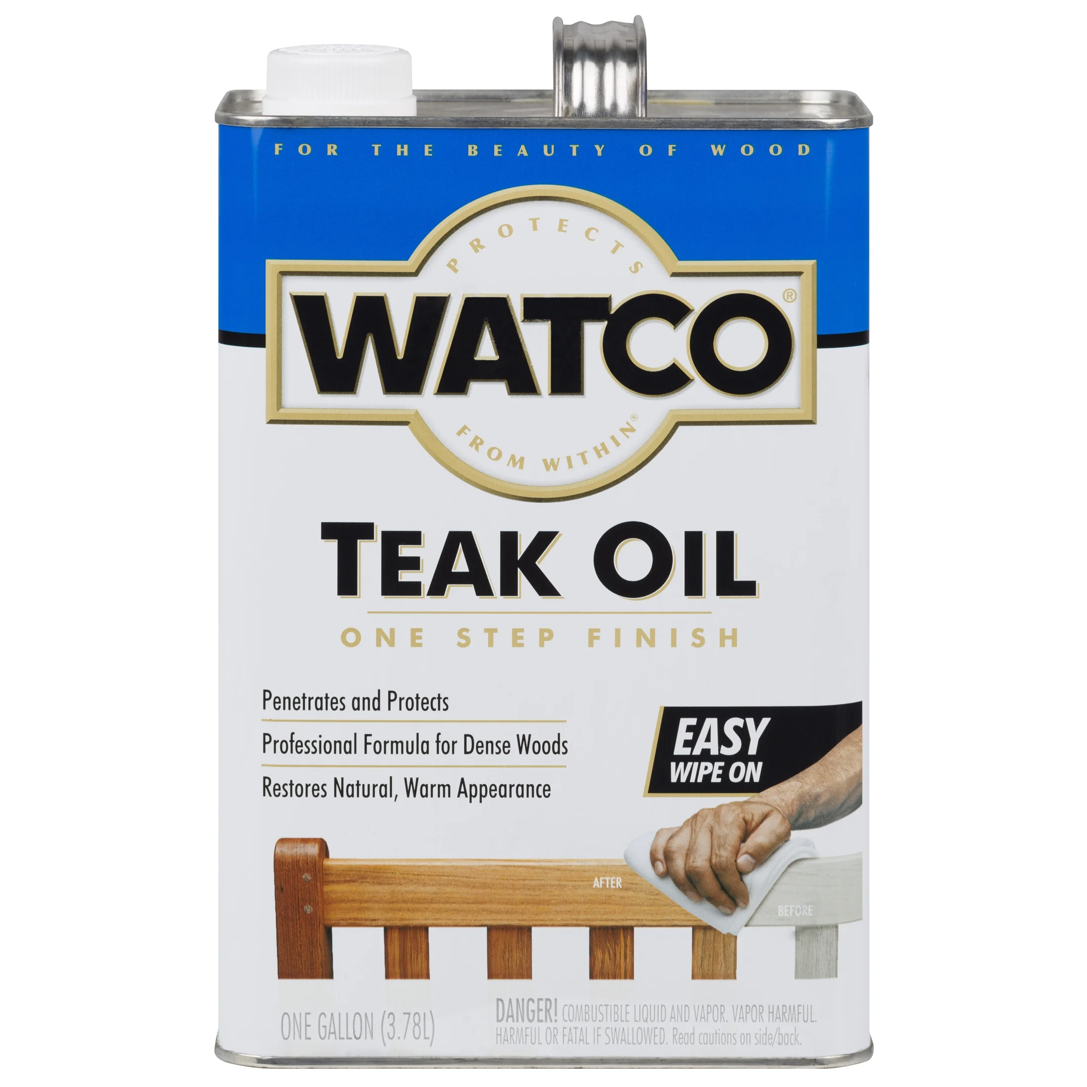 Clear, Watco Teak Oil Finish - 67131, Gallon- 2 Pack - Curated Treasures Market