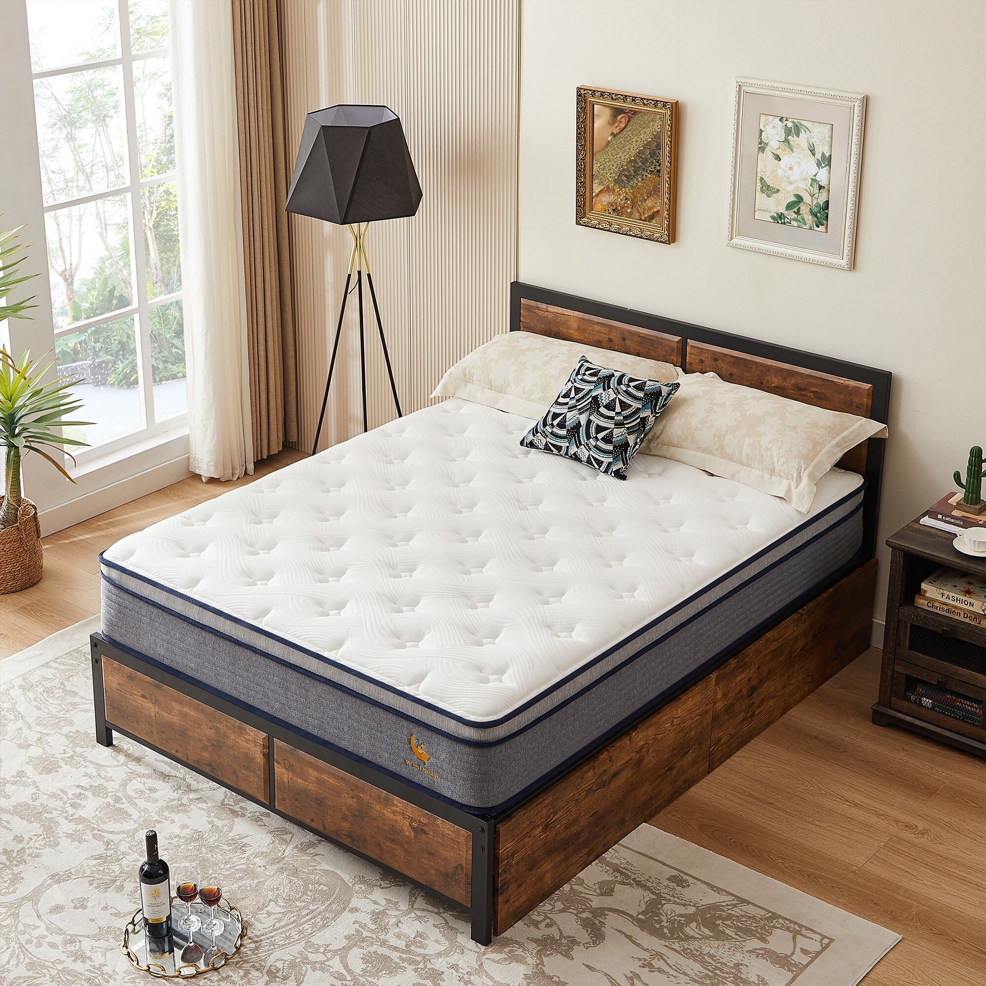 12"  Medium Firm  Innerspring Mattress Queen