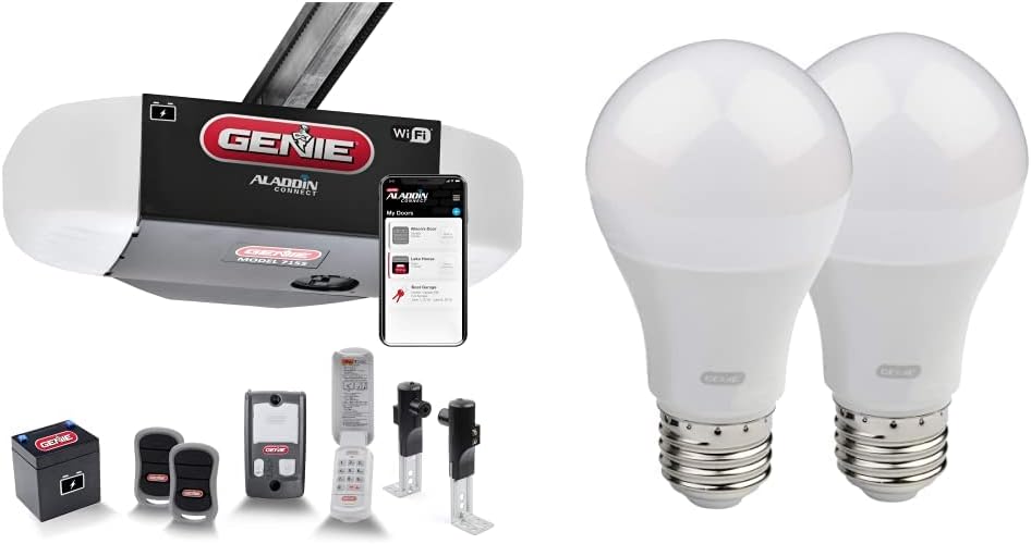 Genie 7155-TKV Smart Garage Door Opener StealthDrive Connect - Ultra Quiet Opener, WiFi, Battery Backup