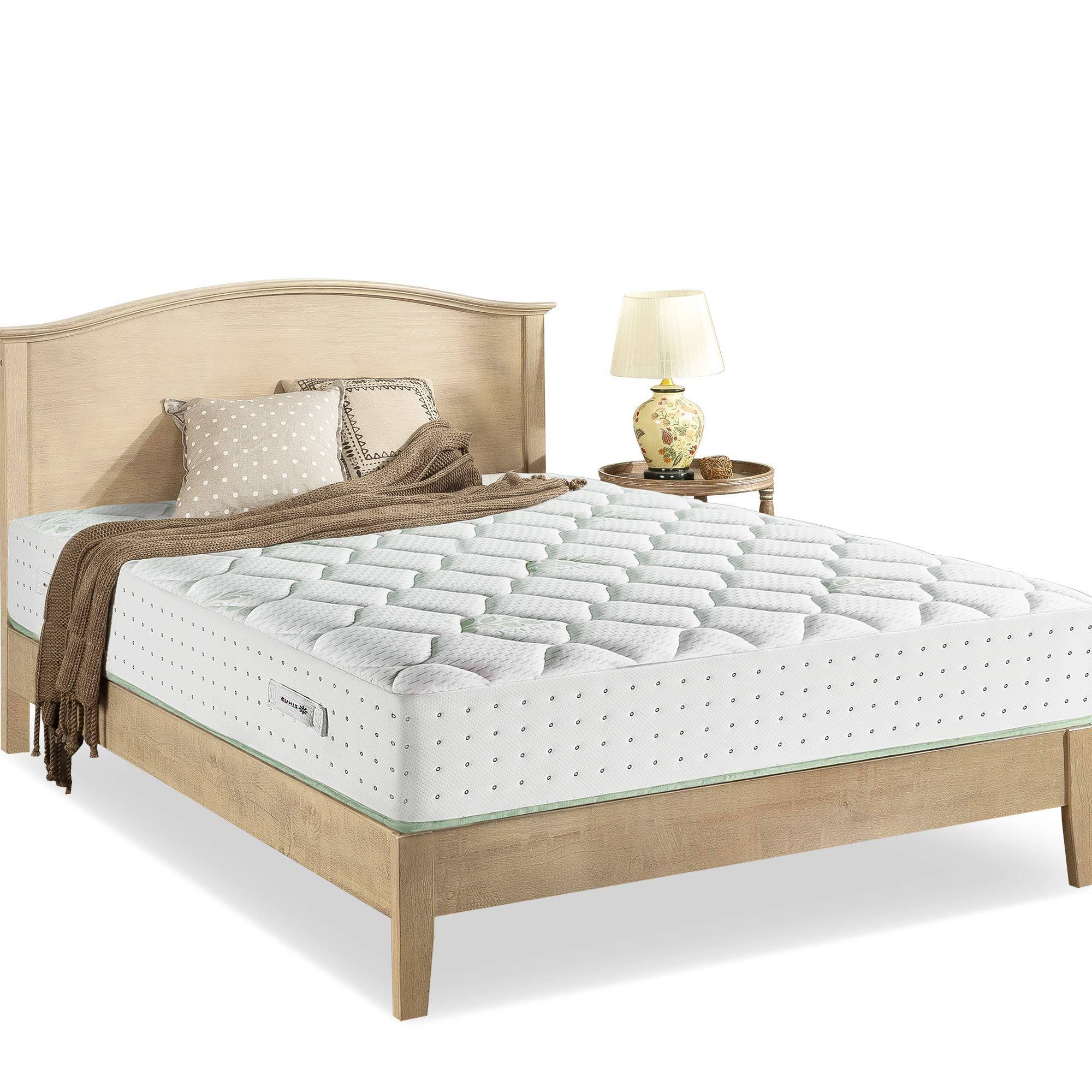 Zinus Italian Made 12 Olive Oil Pocket Spring Hybrid Mattress, Full