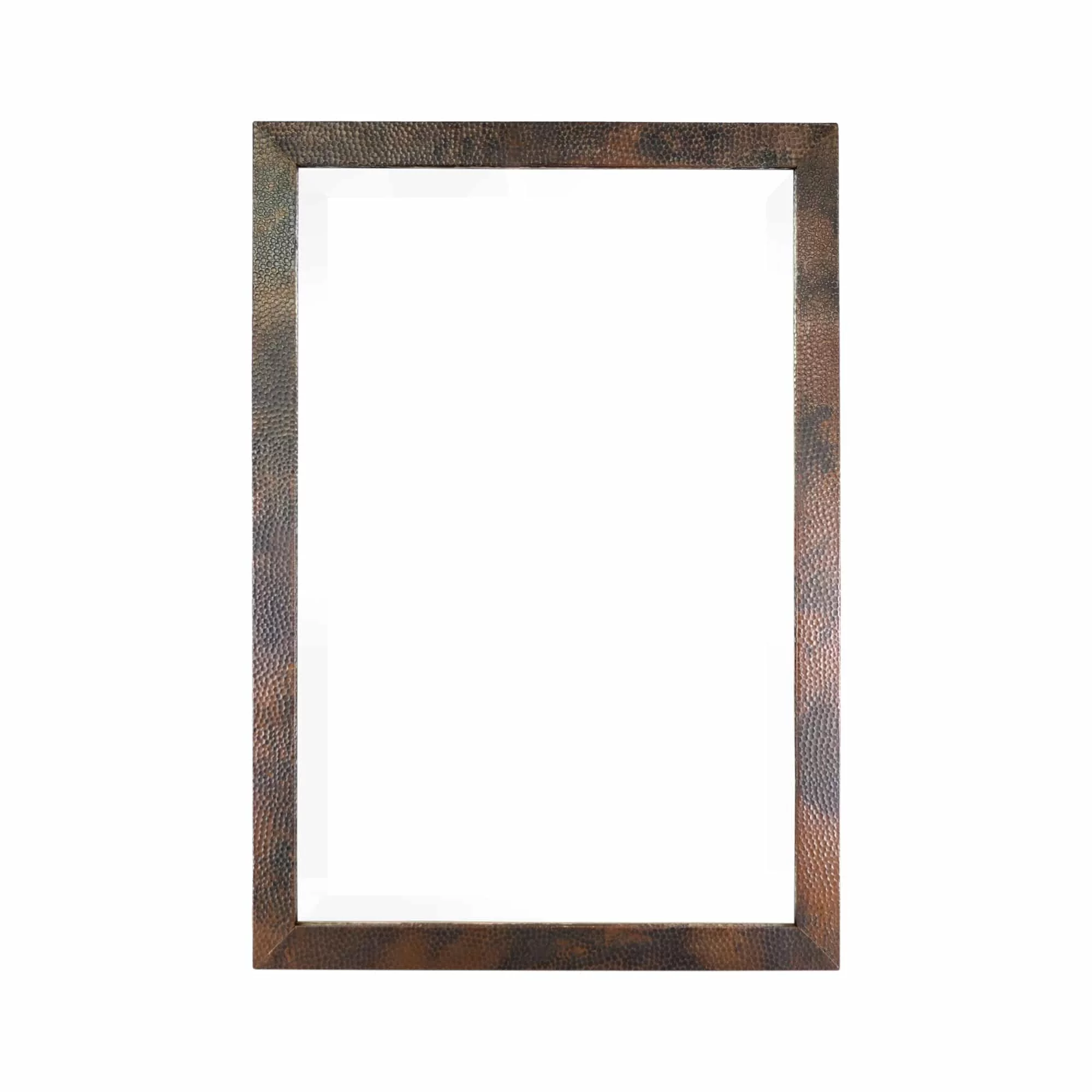 Native Trails Milano Hand Hammered Copper Medium Rectangle Mirror - 40" x 28" Antique Copper