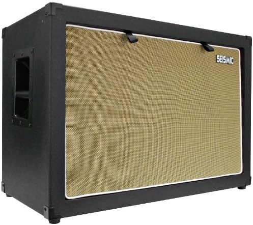 Seismic Audio - 12 GUITAR SPEAKER CABINET EMPTY - 7 Ply Birch - 2x12 Speakerless Cab NEW 212 Orange Tolex - Black Cloth Grill