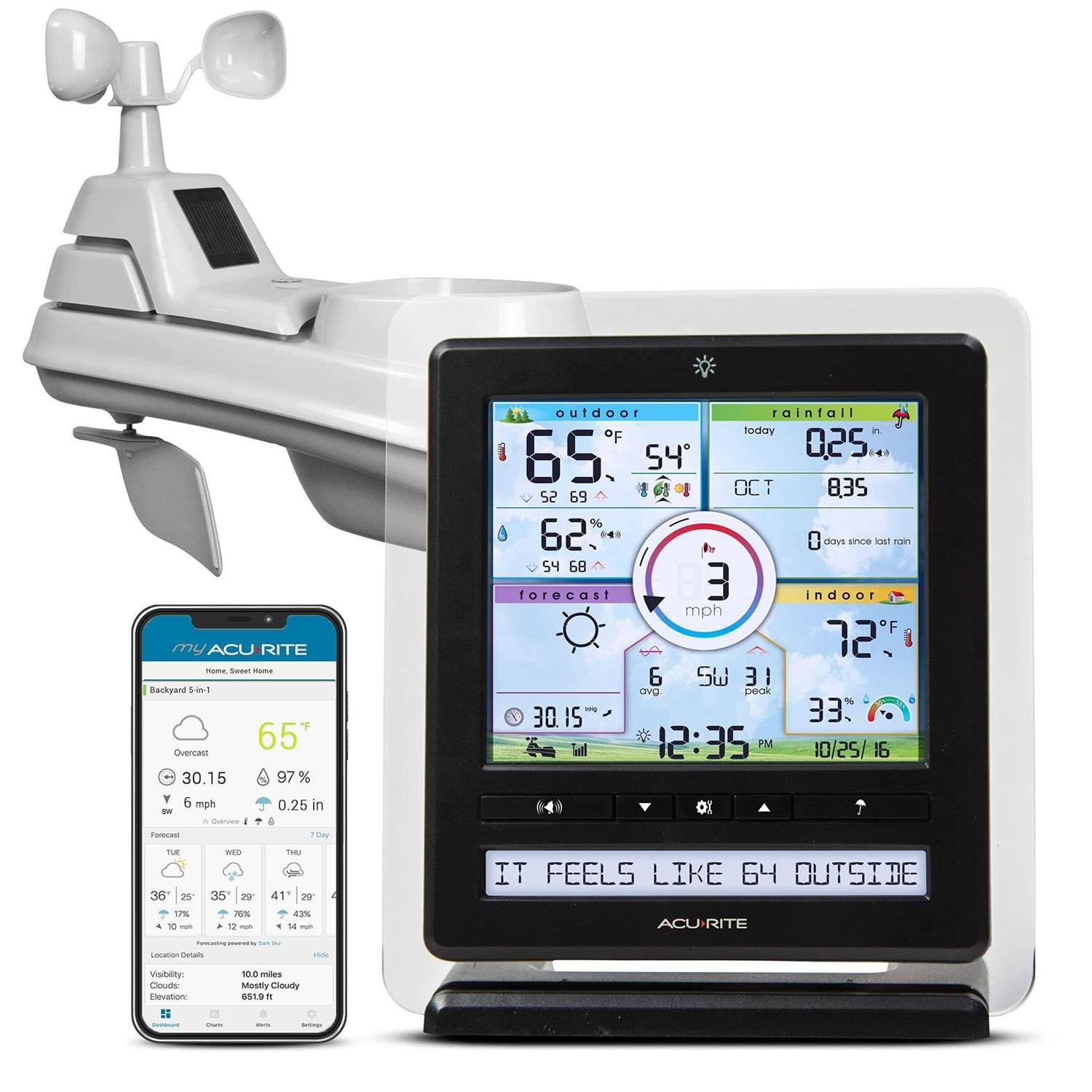 Acurite Iris Wireless Indoor/Outdoor Weather Station with Remote - Shop Hardware Tools Online Store