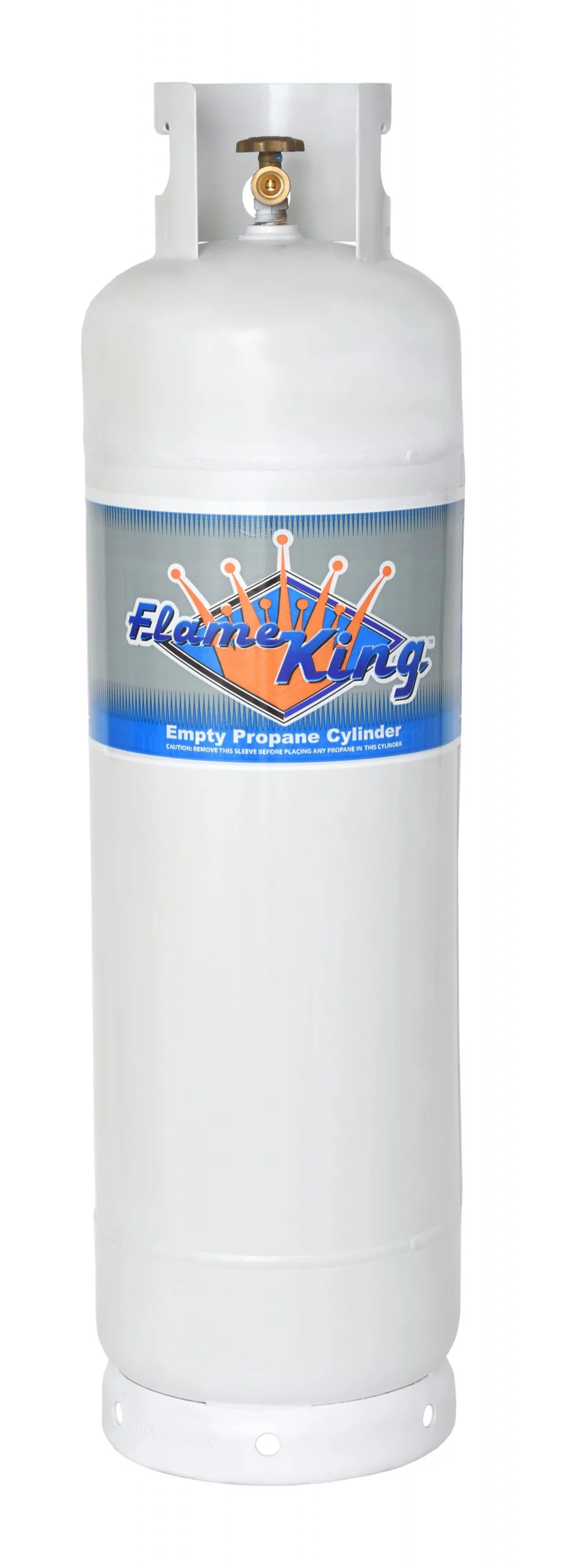 Flame King 60 lb Steel Propane Tank LPG Refillable Cylinder with POL Valve - Curated Treasures Market
