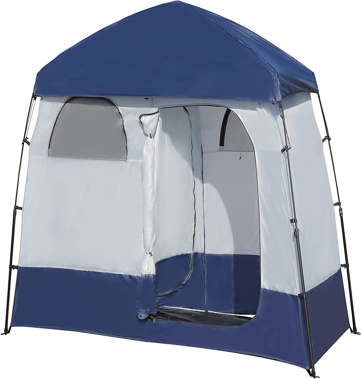 Camping Shower Tent Oversize Space Privacy Tent Portable Outdoor Shower Tents for Camping with Floor Changing Tent Dressing Room Easy Set Up Shower