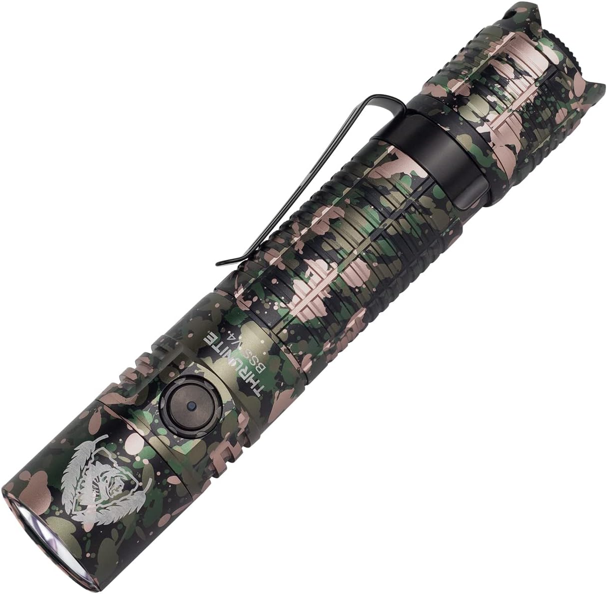 THRUNITE BSS V4 Flashlight Customized Black Scout Survival Edition 2523 Lumens USB Rechargeable EDC Flashlights, Camouflage Cool White
