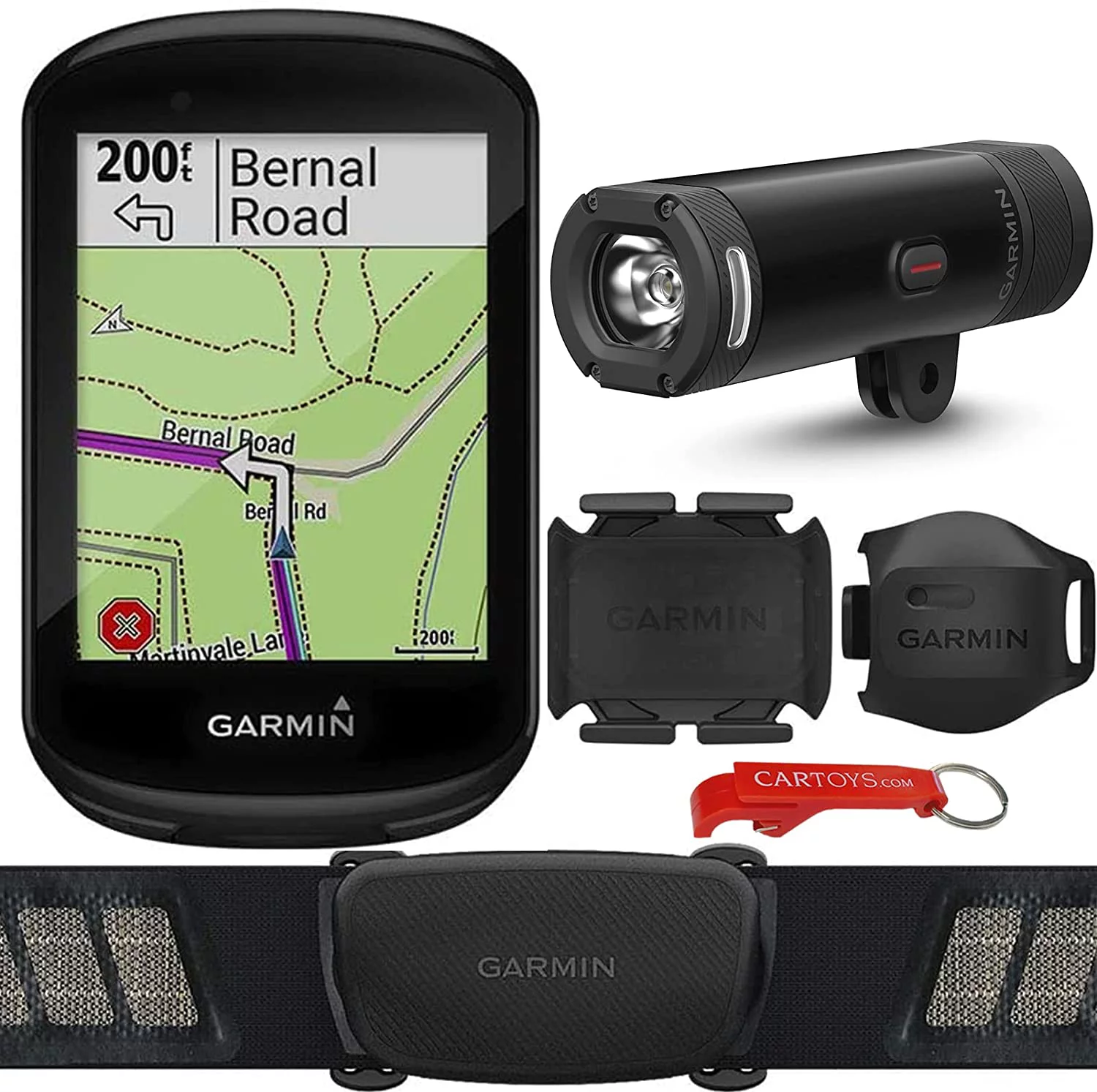 Garmin Edge 830 Bike Computer Deluxe Sensor Bundle w/Varia UT800 Smart Headlight. Performance Street & Trail GPS Touchscreen Cycling/Bike Computer