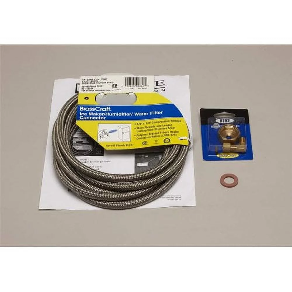 U-Line Braided Water Supply Line Kit (80-54674-00)