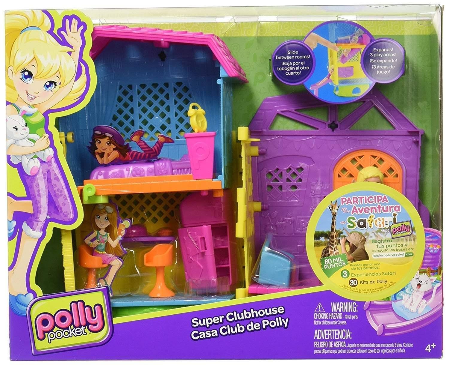 Polly Pocket Super Clubhouse Le Club-House De Polly Supercasa Divertida
