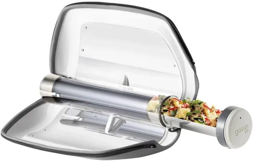QCAI Go Portable Camping Stove for 0.9 L Food | Effortless Outdoor Cooking with Fusion Solar Oven | Patented Solar Cooking Technology | Solar Oven