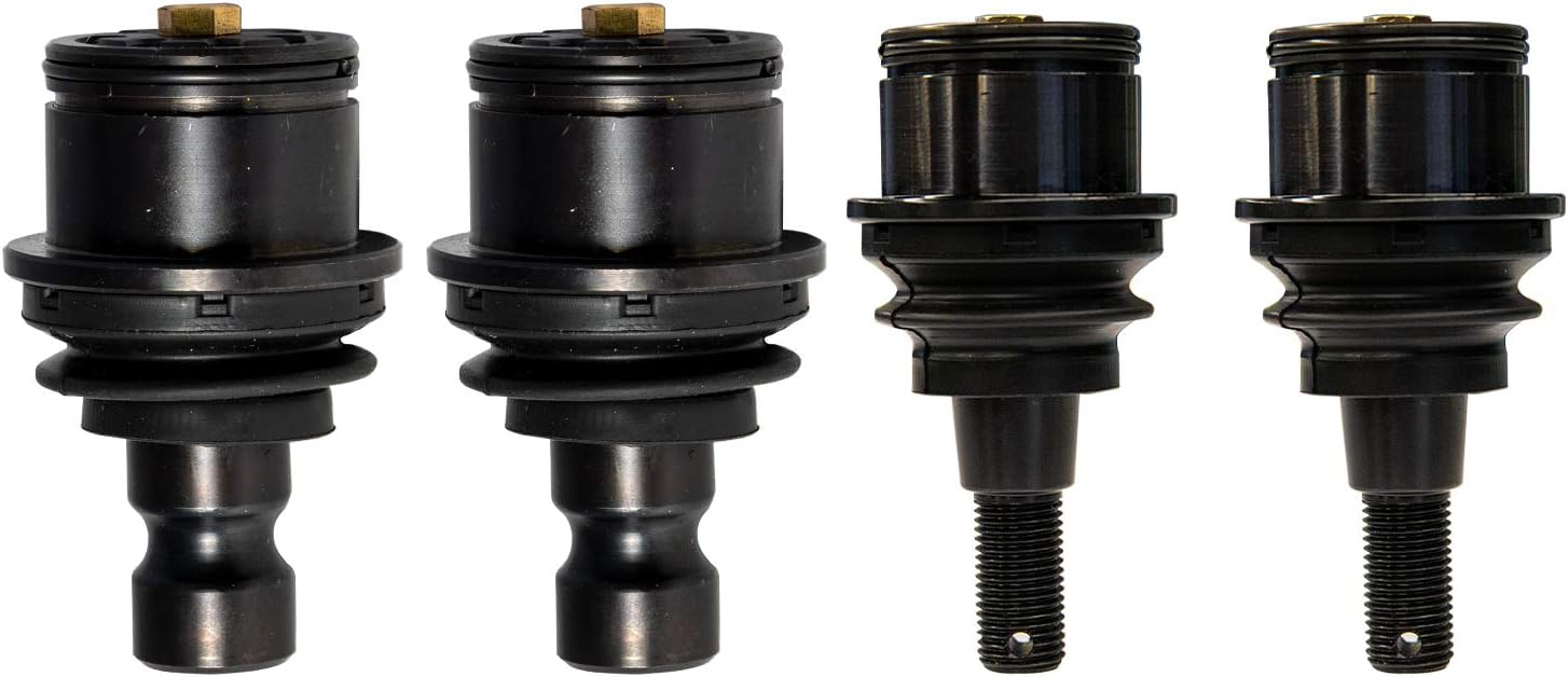 SuperATV Heavy Duty Replacement Ball Joint for Can-Am Maverick X3 (2017+) - 2 LOWERS and 2 UPPERS - Double the Strength of Stock!