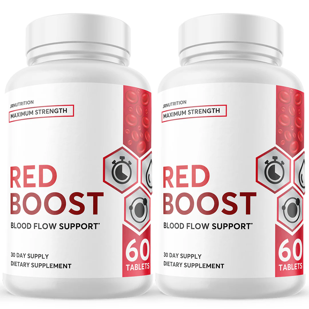 Red Boost - Blood Flow Support Dietary Supplement 60 Capsules (2 Pack) - Kansas Nuitrition - HNZSDS