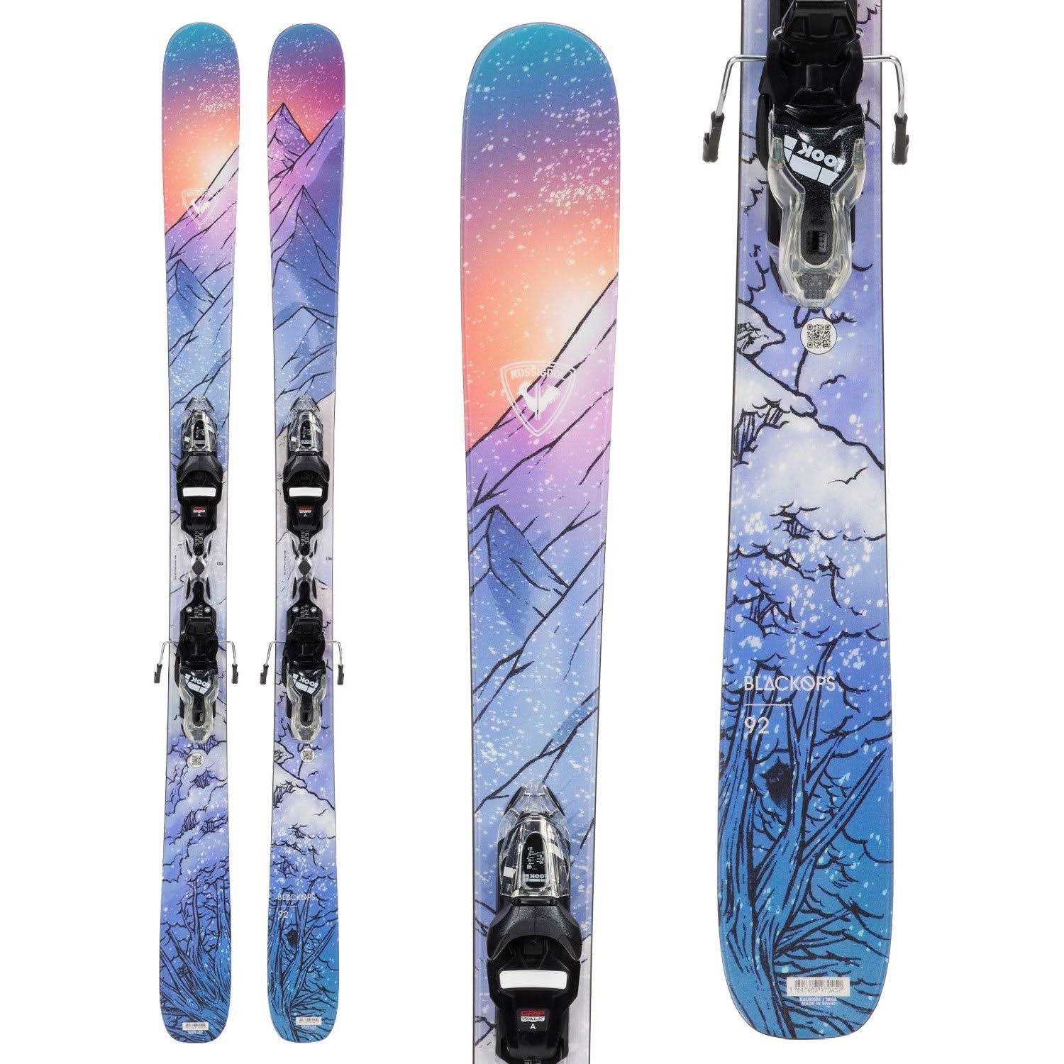 2024 Rossignol Blackops 92 Womens Skis W/ Xpress 11 GW Bindings - Sports Supplies Online Store