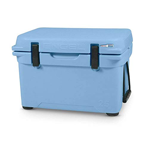 ENGEL 25 High Performance 5.28 Gallon 24 Can High Performance Durable Rotationally Molded Ice Cooler for Camping, Hunting, and Fishing