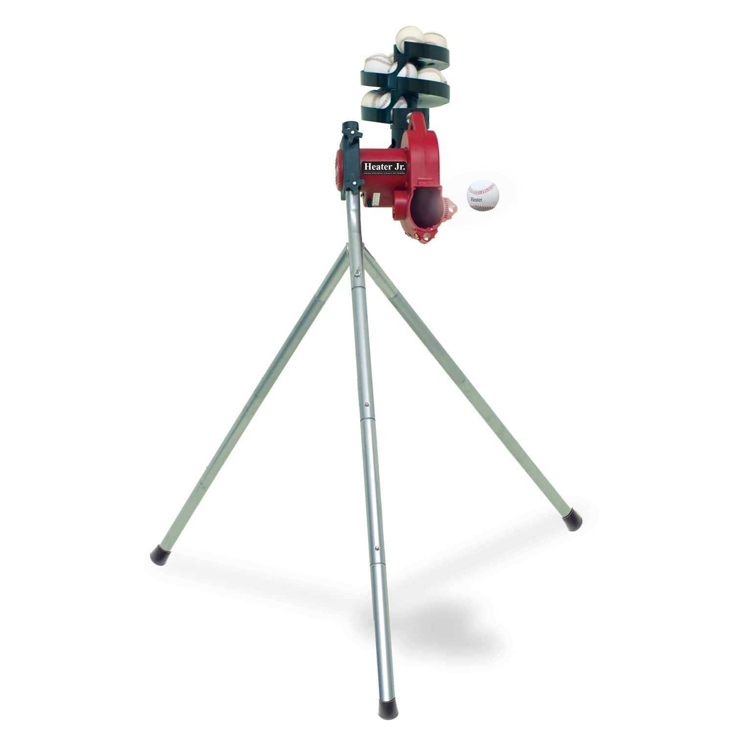 Heater Sports Jr. Real Baseball Pitching Machine with Ball Feeder - Sports Supplies Online Store