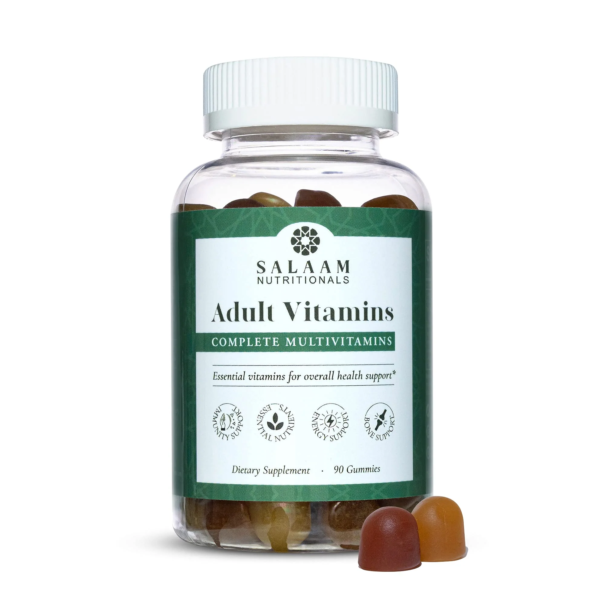 Salaam Nutritionals - Adult Multivitamins, Vitamin Gummies for Women and Men, Multivitamins for Adults with 11 Essential Vitamins and Minerals