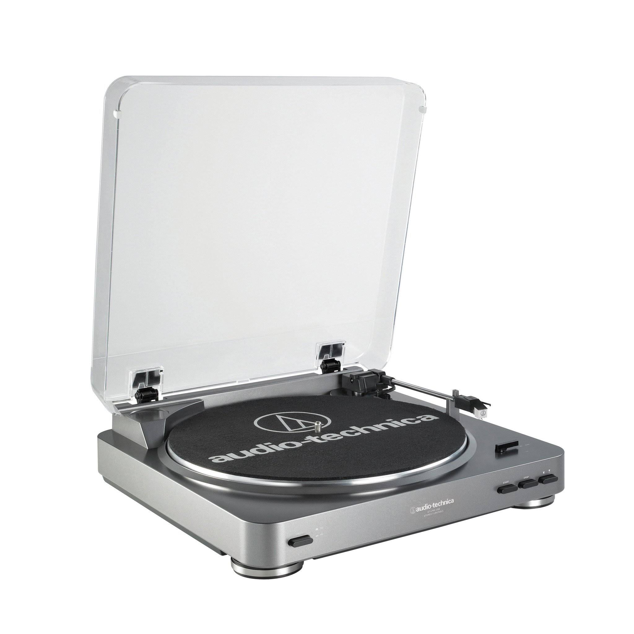 Audio-Technica AT-LP60-USB Turntable - Silver