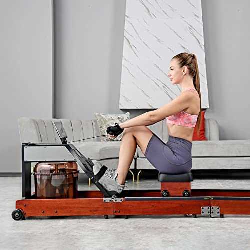 KingSmith WR1 Foldable Water Rowing Machine, full-body workout for home gyms. - Sports Supplies Online Store
