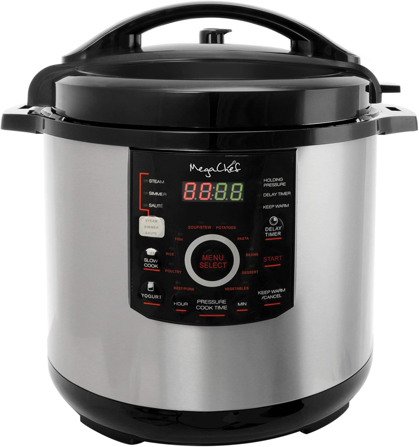 Megachef's 12 Quart XL Digital Pressure Cooker with 15 Presets