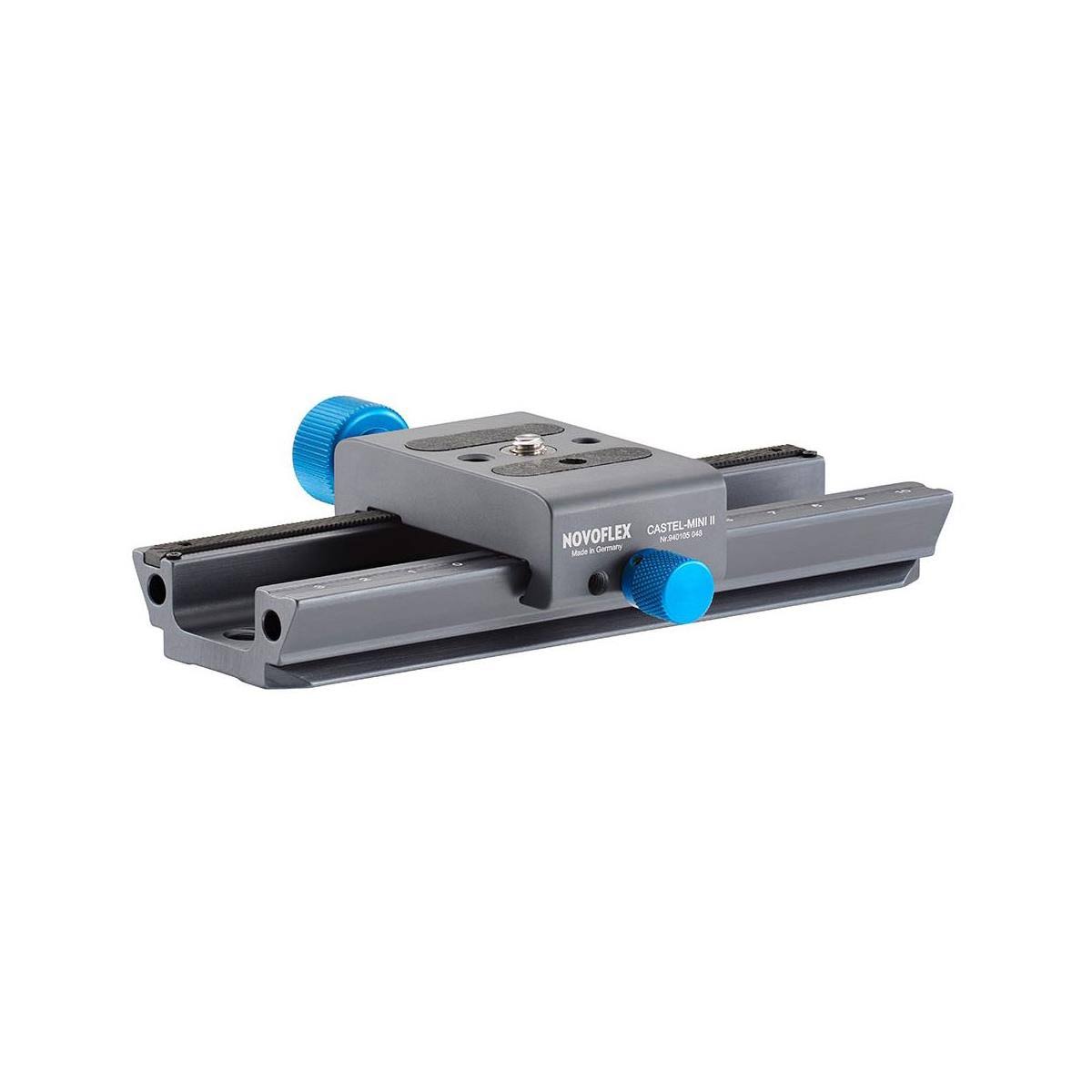 Novoflex Arca-Type Compatible Mini Focusing Rack Rails, Macro CASTEL-MINI-II