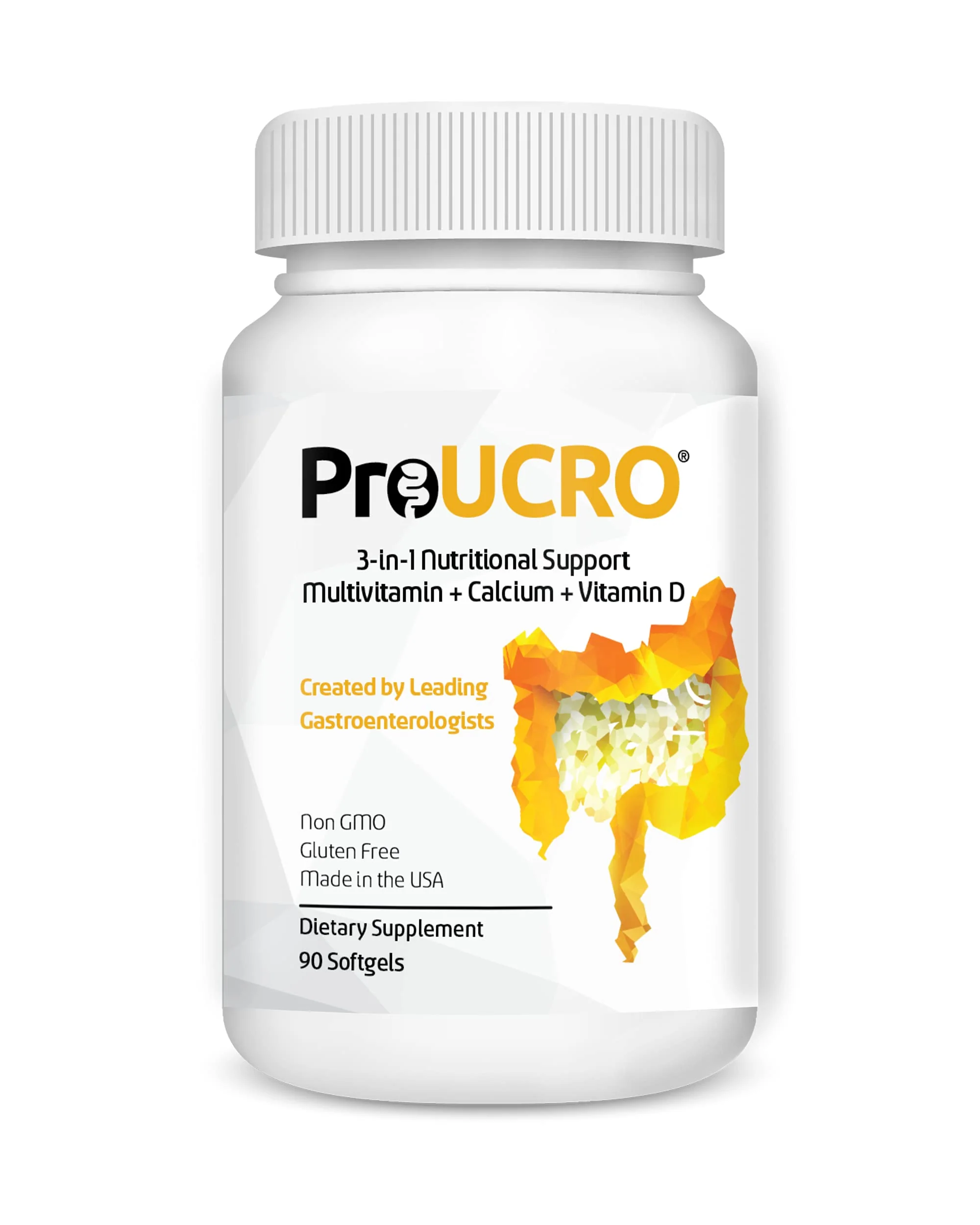 ProUCRO Gut Multivitamins: Nutritional Support for IBD Softgels 30-Day Supply - Kansas Nuitrition - HNZSDS