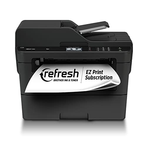 Brother MFCL2750DW Monochrome All-in-One Wireless Laser Printer, Duplex Copy & Scan