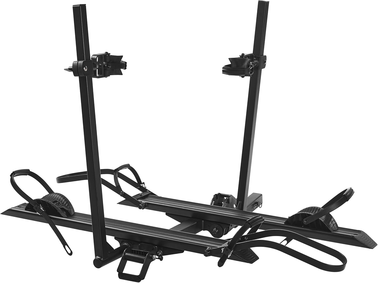 Young E-Bike Rack Hitch Mount Platform Style for Cars Trucks SUVs Minivans RV, fits E-Bike with Up to 5-inch Fat Tire, 200 lbs Capacity