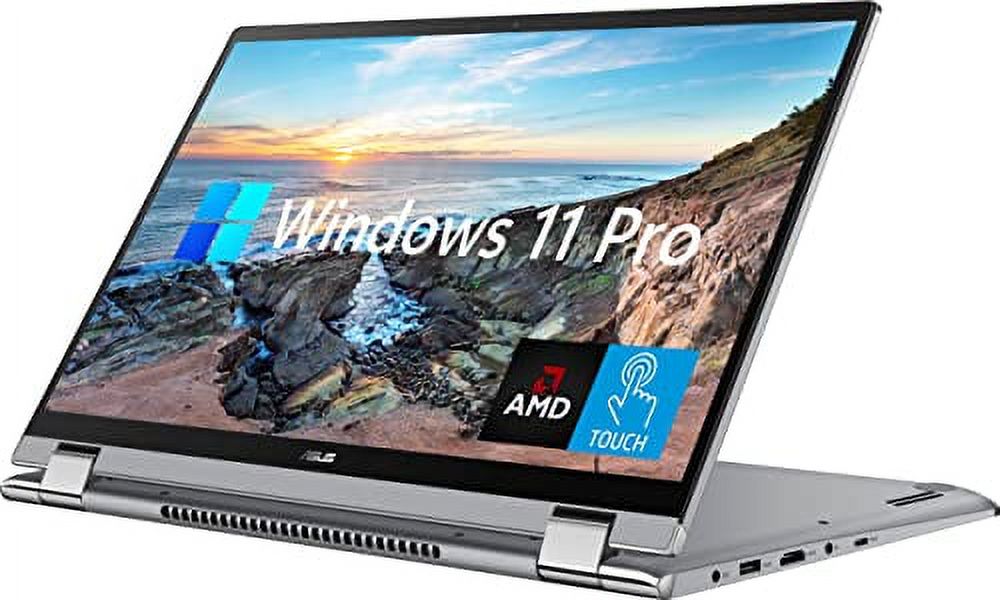 asus Touchscreen 15.6'' ZenBook Laptop with Windows 11 Pro, Full HD IPS Display, AMD Ryzen 7 5700U Processor, NVIDIA GeForce MX450, Backlit Keyboard