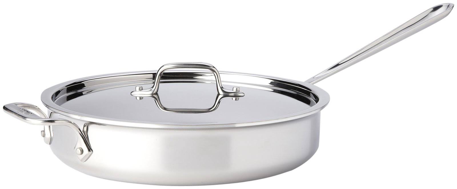All-Clad 3 qt Saute Pan With Lid, Stainless Steel