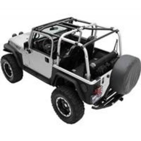 Smittybilt 1997-2006 Jeep Wrangler TJ SRC Cage Kit 7 Piece Gloss Black 76900