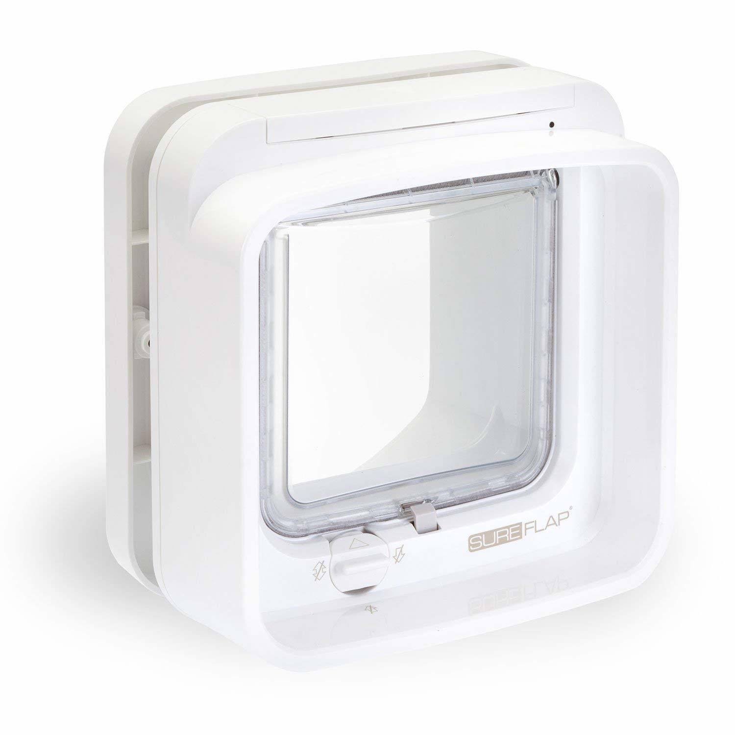SureFlap DualScan Microchip Cat Flap, White