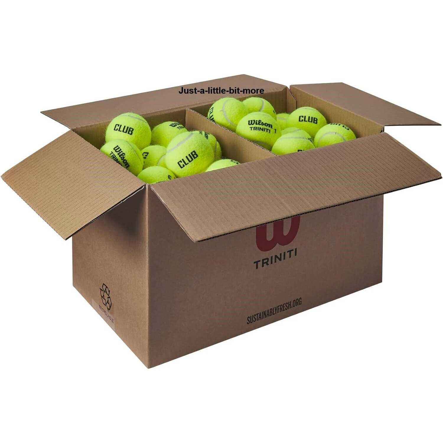 Wilson Tennis Balls Triniti 72 Balls - Sports Supplies Online Store