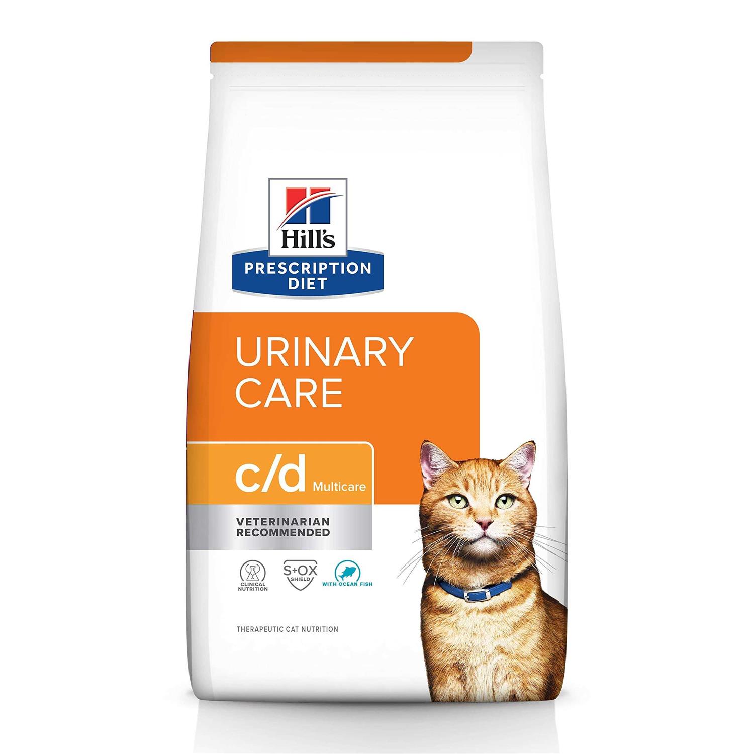 Hill&amp;s Prescription Diet c/d Multicare Stress Urinary Care with Chicken Dry Cat Food - Pet Supplies online store