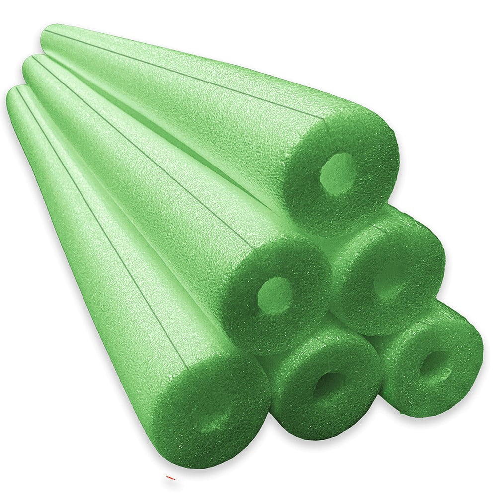 Jumbo Clamp-On Foam Noodles 6 Pack - Lime