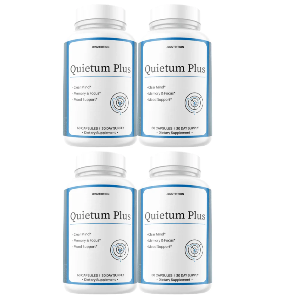 Quietum Plus - Mood Support Dietary Supplement (4 Pack) - Kansas Nuitrition - HNZSDS