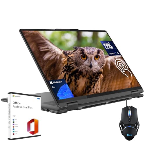 Lenovo Yoga 7i 2-in-1 Laptop - 16" FHD+ Touch, Ultra 5 125U, Intel HD Graphics, 16 GB DDR5, 512 GB SSD, Backlit Keyboard, Wi-Fi6, Win 11 Pro