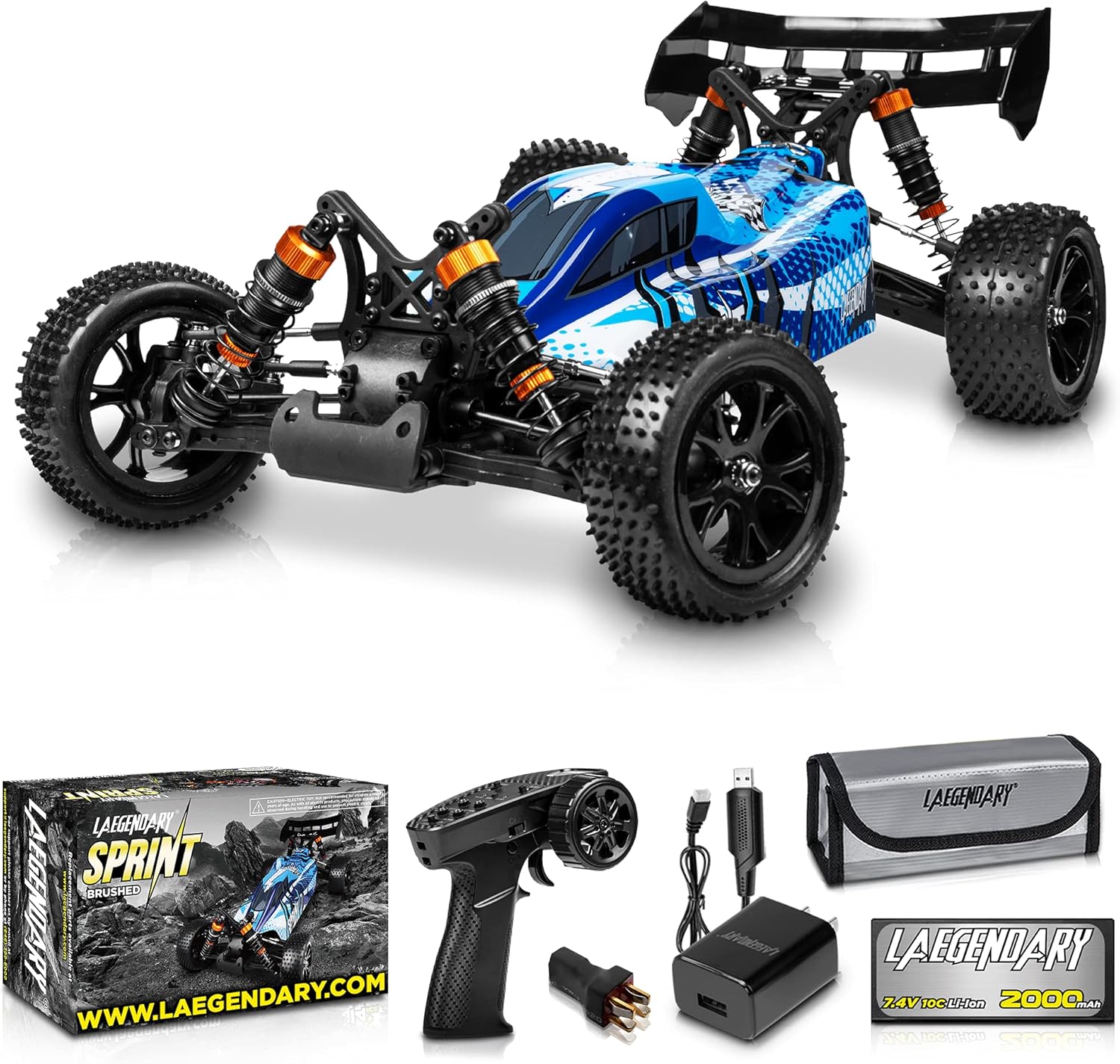 1:10 Large Scale RC Cars 35+ km/h High Speed